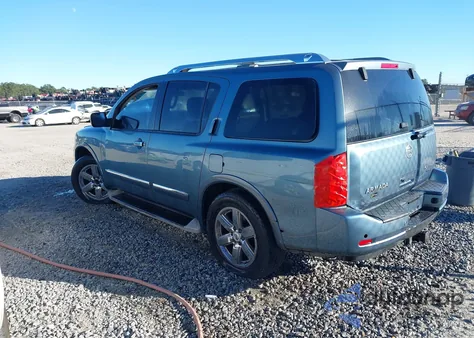 2010 Nissan Armada Platinum из США, поврежденный, VIN 5N1BA0NF2AN610369